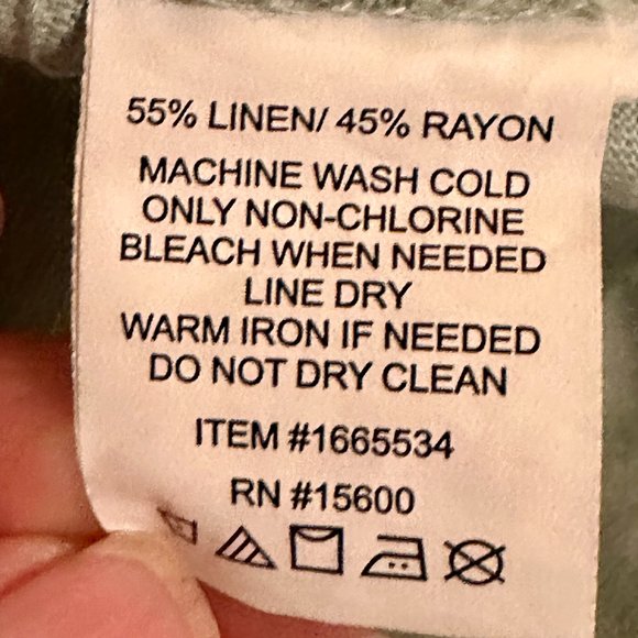 Bundle (2) Calvin Klein T-Shirt + Briggs Linen Blend Shorts Women's Size L Beach - Picture 11 of 13